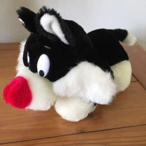 Looney Tunes Sylvester The Cat tie & 1993 PLUSH